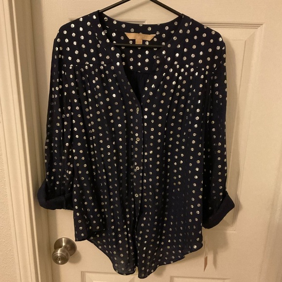 Hope & Harlow women blouse size large nwt - Picture 2 of 10